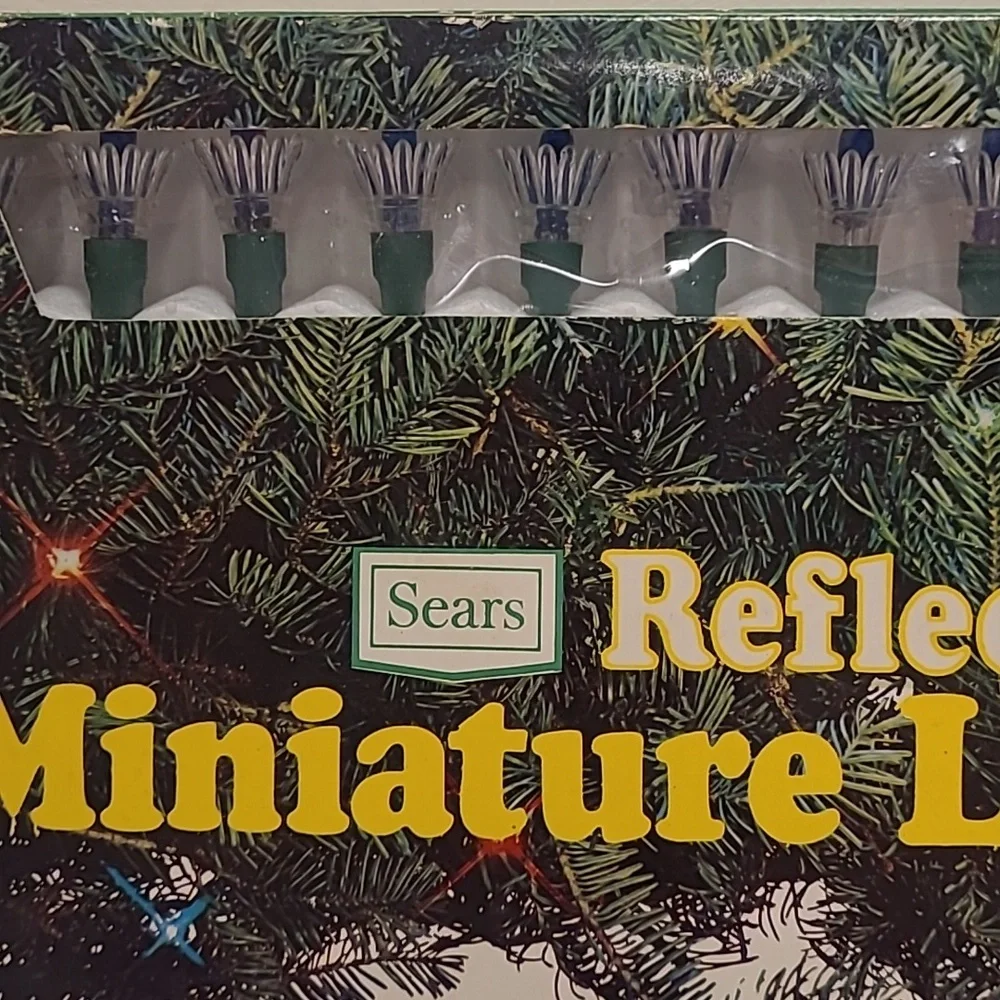 Vintage Sears Reflector Miniature Light Set